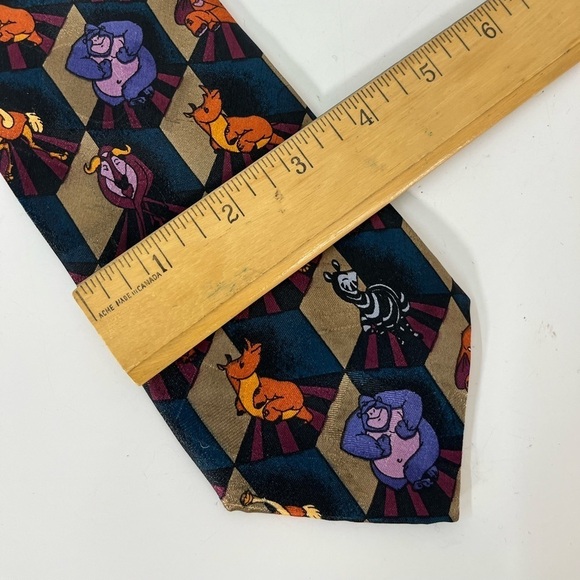 Vintage 90s Disney's The Lion King Tie Necktie Novelty Ties Animal Africa Canada - Picture 7 of 8